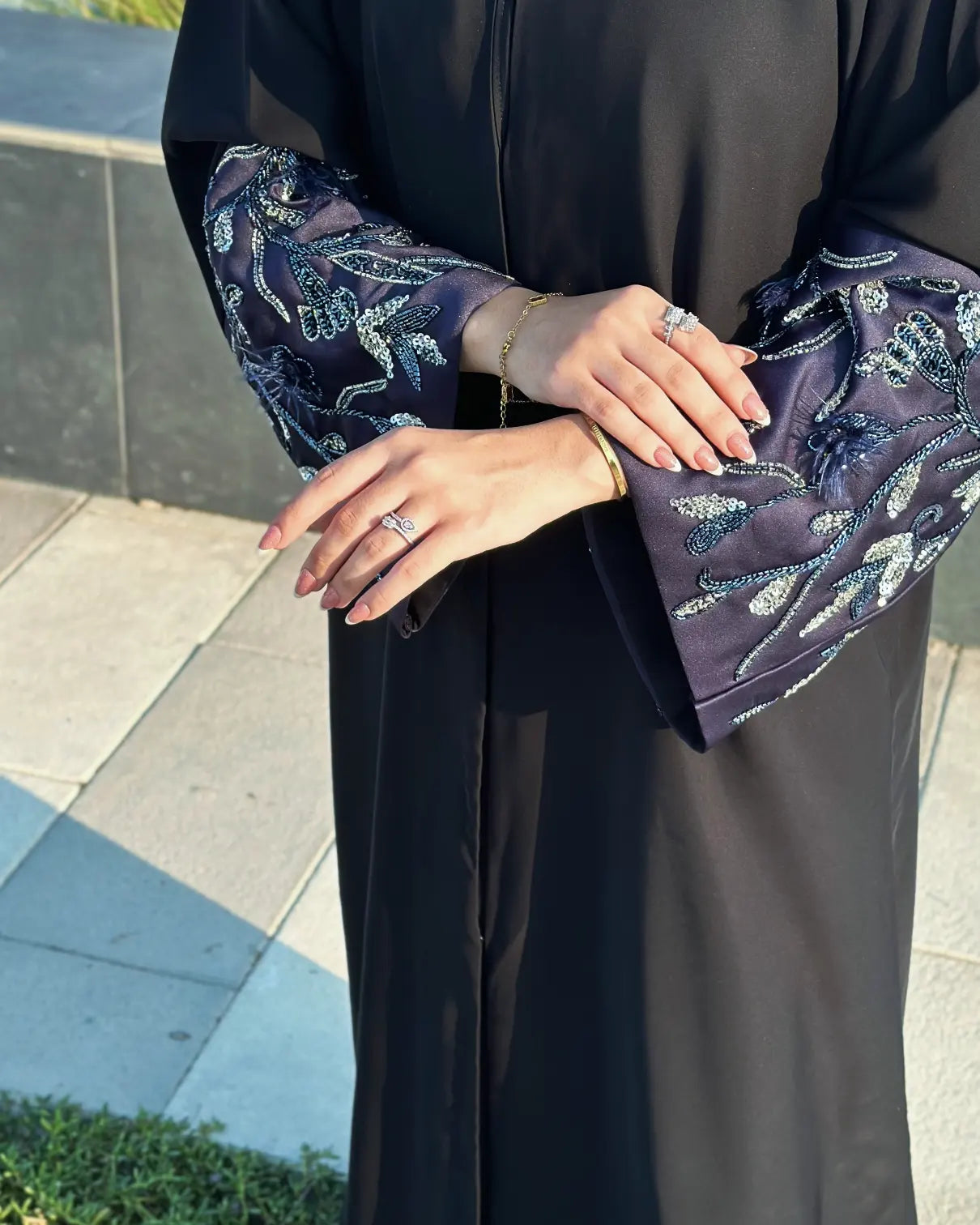 Crafted to Perfection: Handwork Sleeves for Effortless Grace.