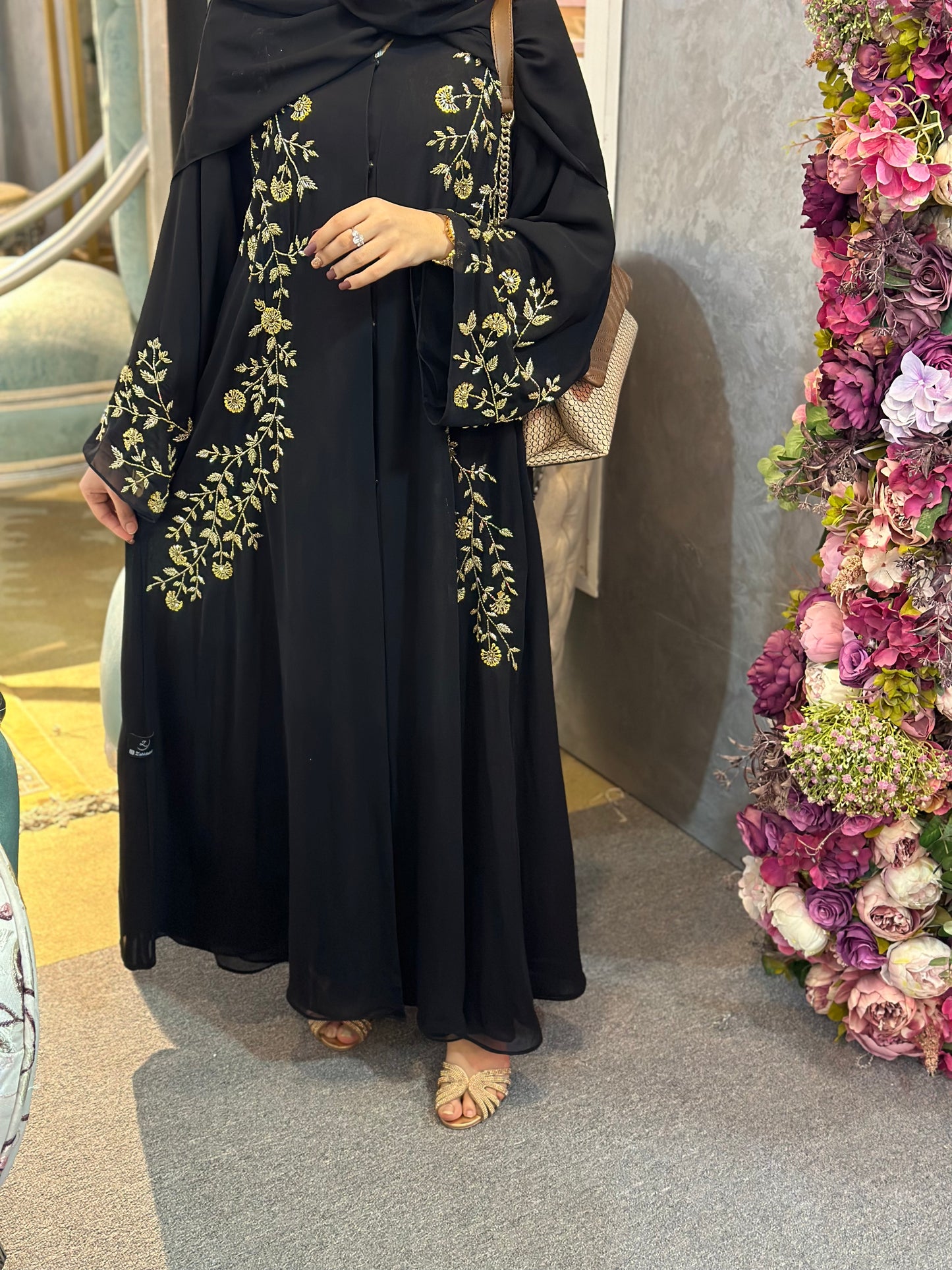 Beautiful Party Wear Abaya Z108