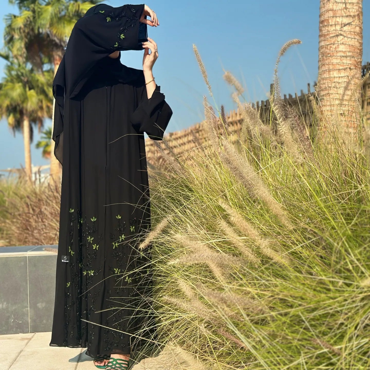 Beautiful party wear Abaya