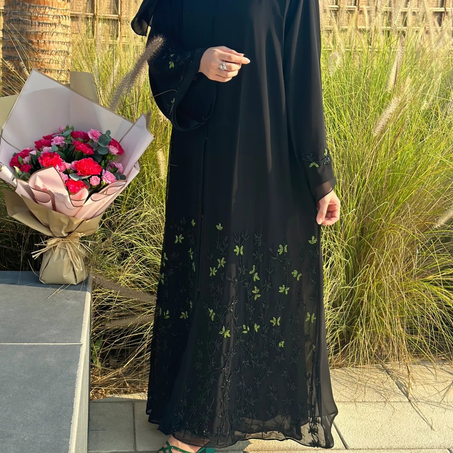 Beautiful party wear Abaya