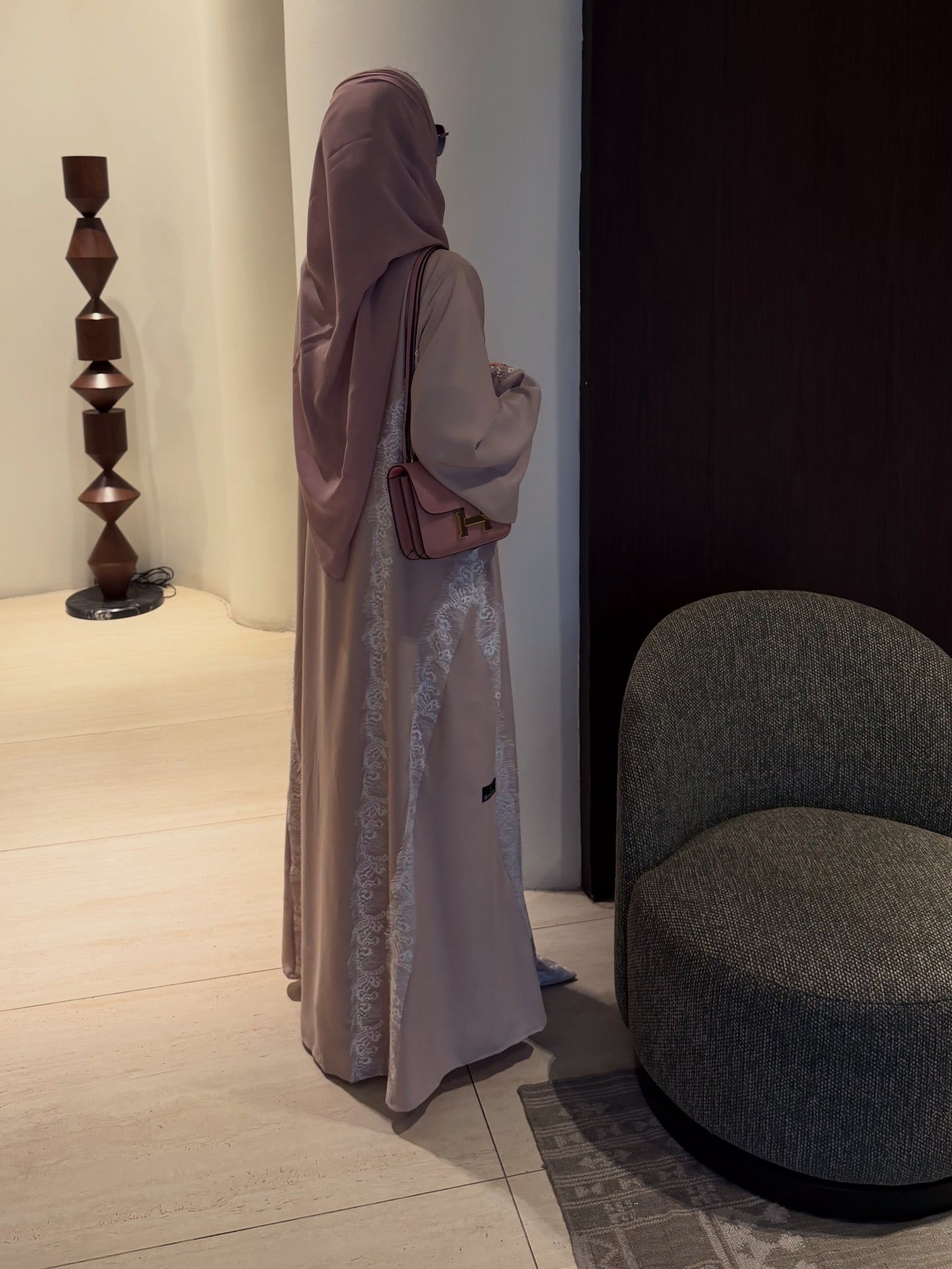 The Summer lace Abaya by Zahidabi