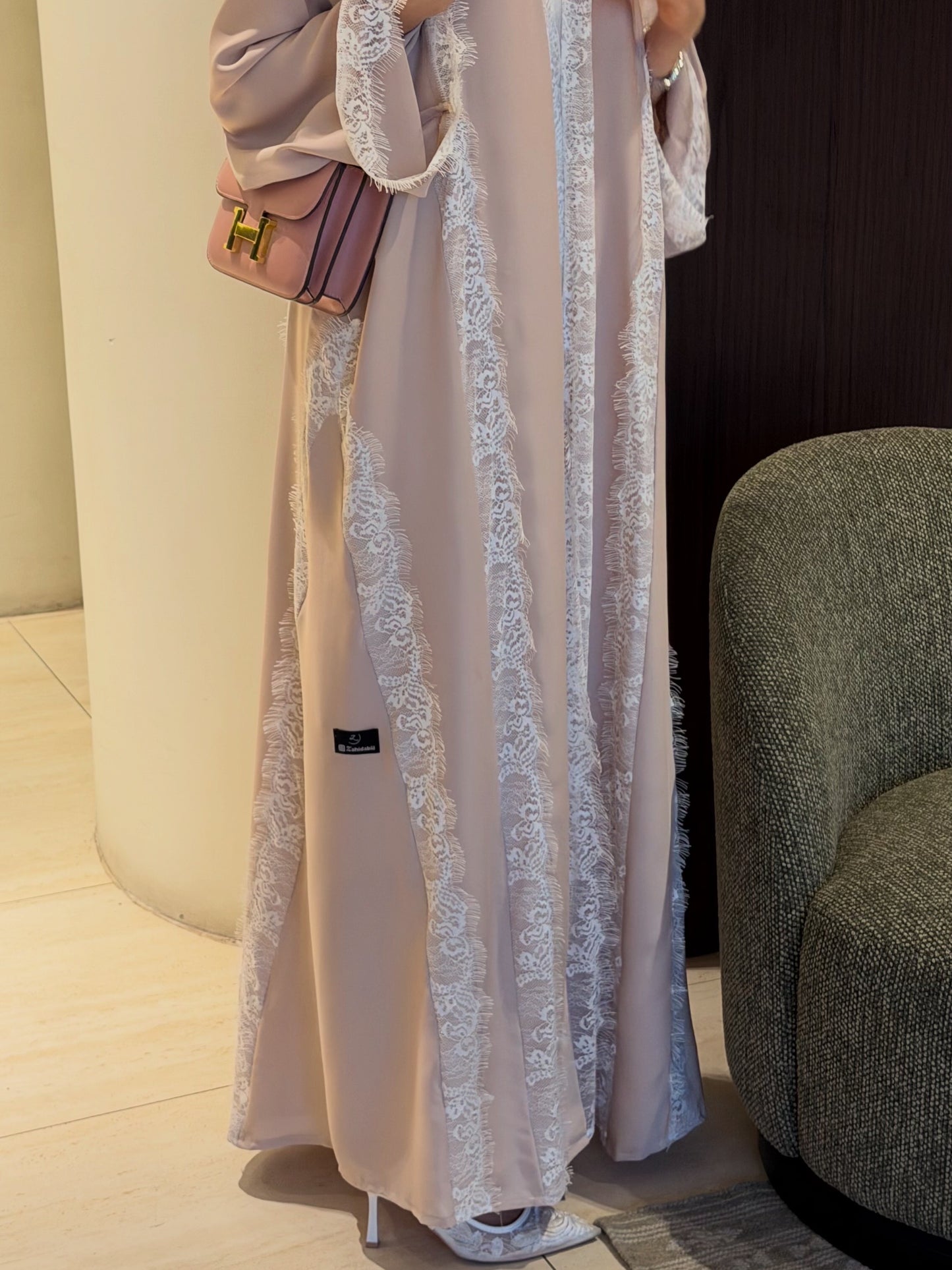 The Summer lace Abaya by Zahidabi