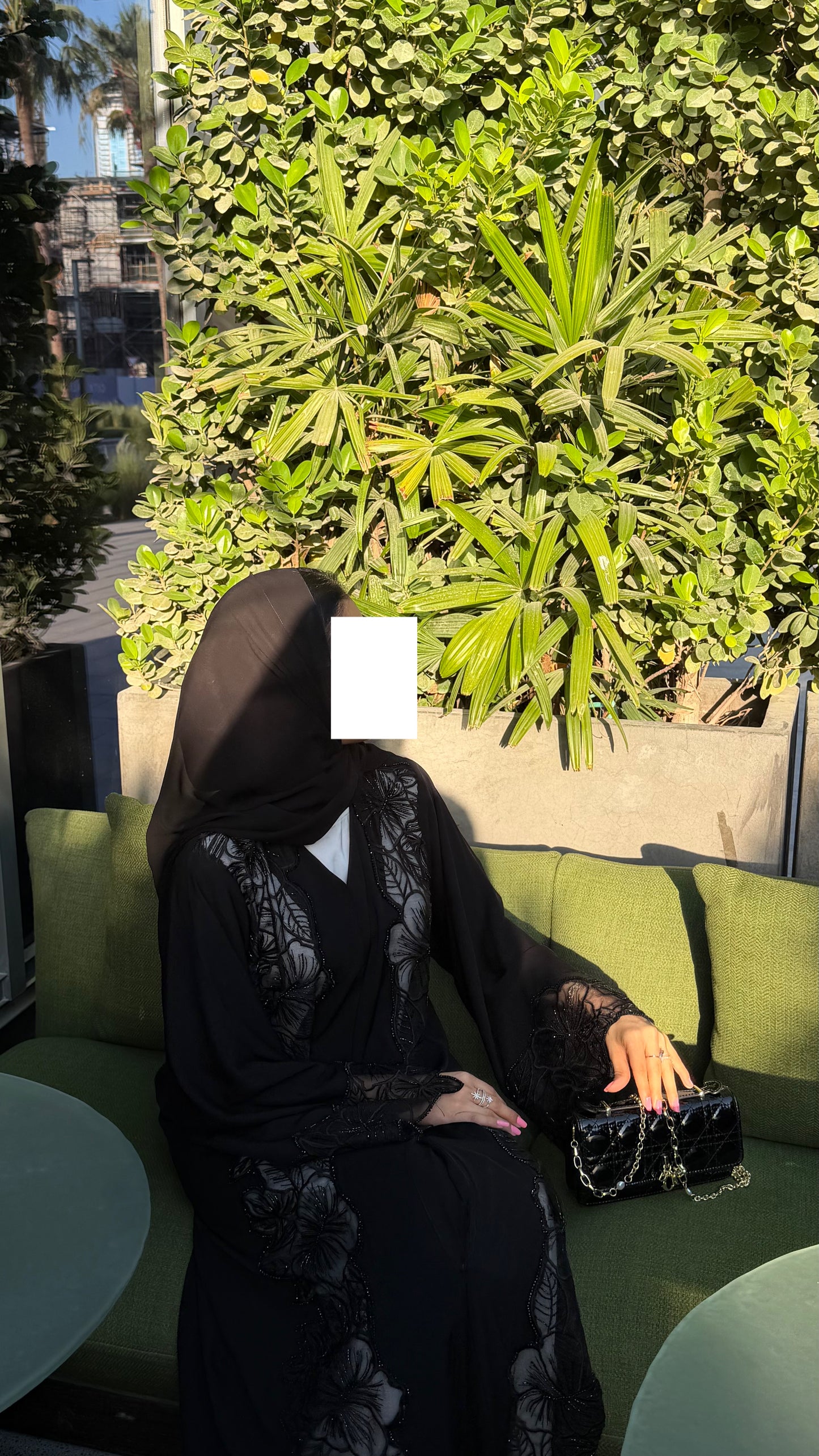 Luxury Black Floral Embroidered Abaya UAE | Zahidabi Dubai
