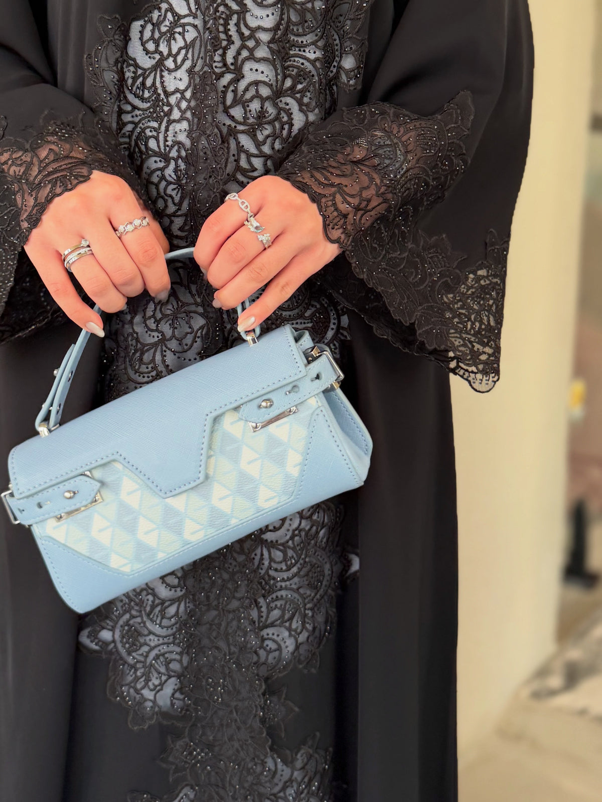 The Black rose Abaya |Zahidabi Abaya |Z235