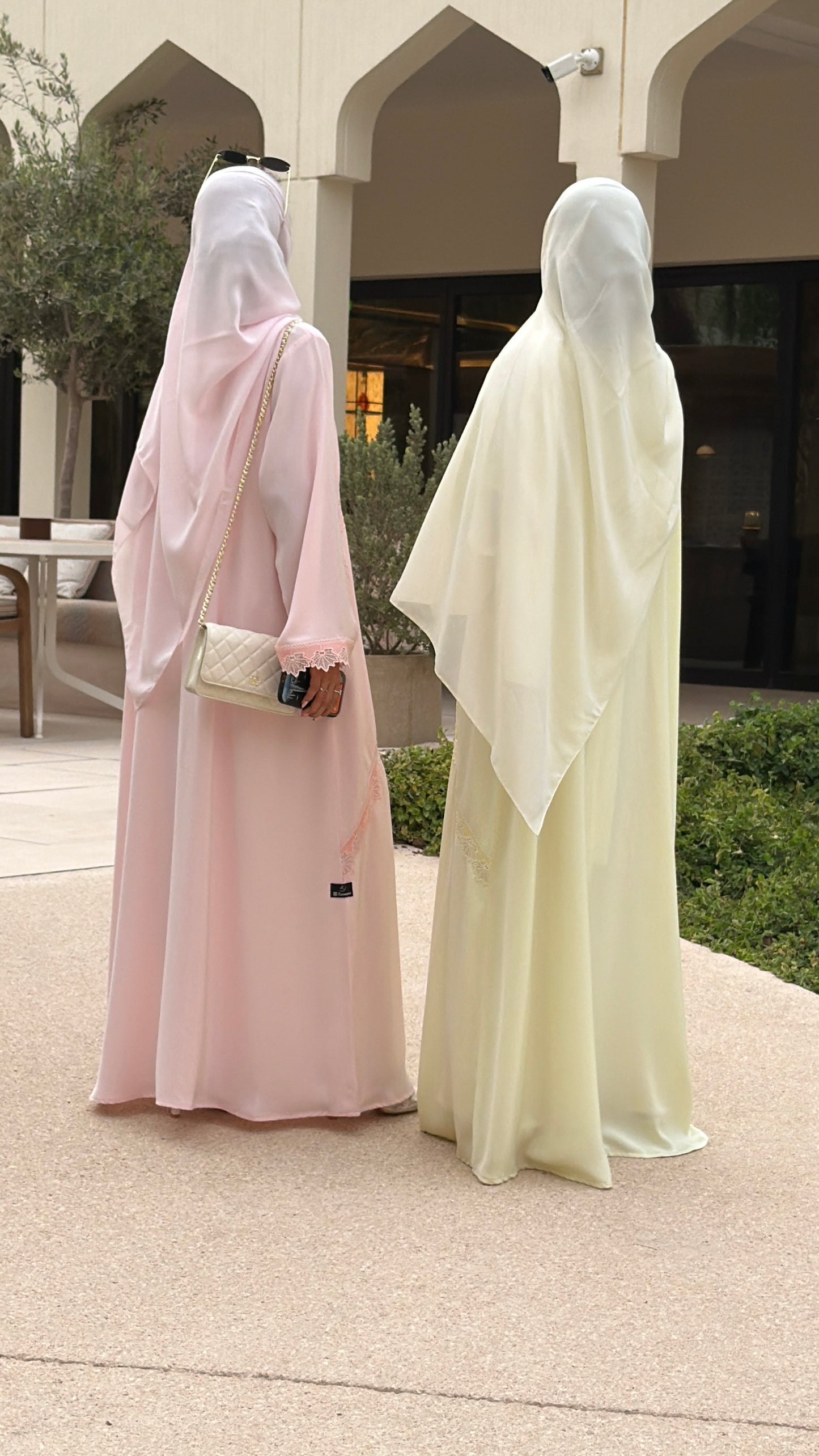 Fresh Pastel shade daily wear comfy abaya