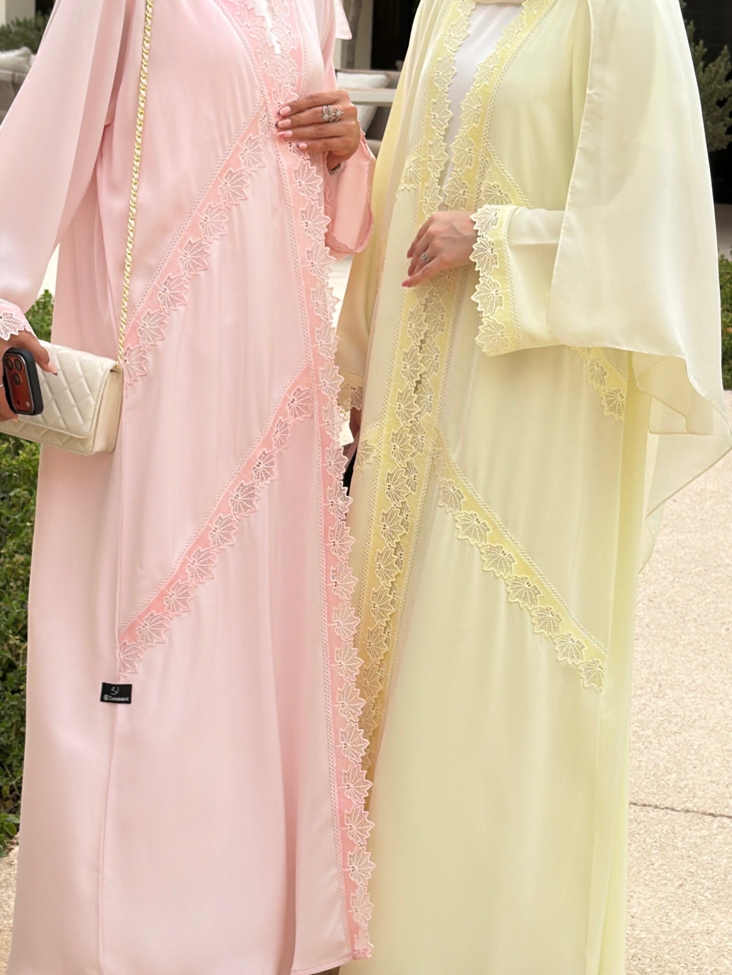 Fresh Pastel shade daily wear comfy abaya