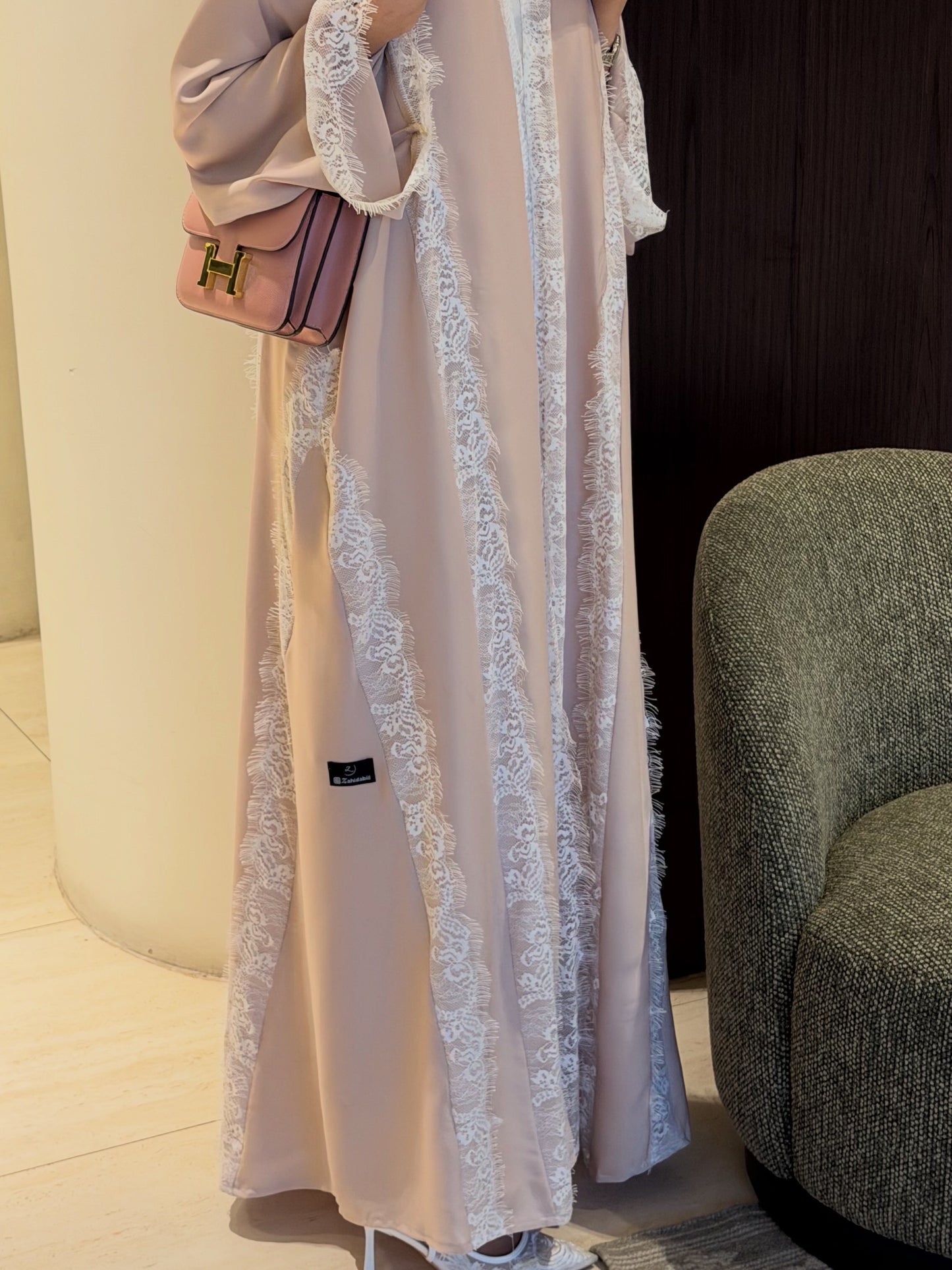 The Summer lace Abaya by Zahidabi