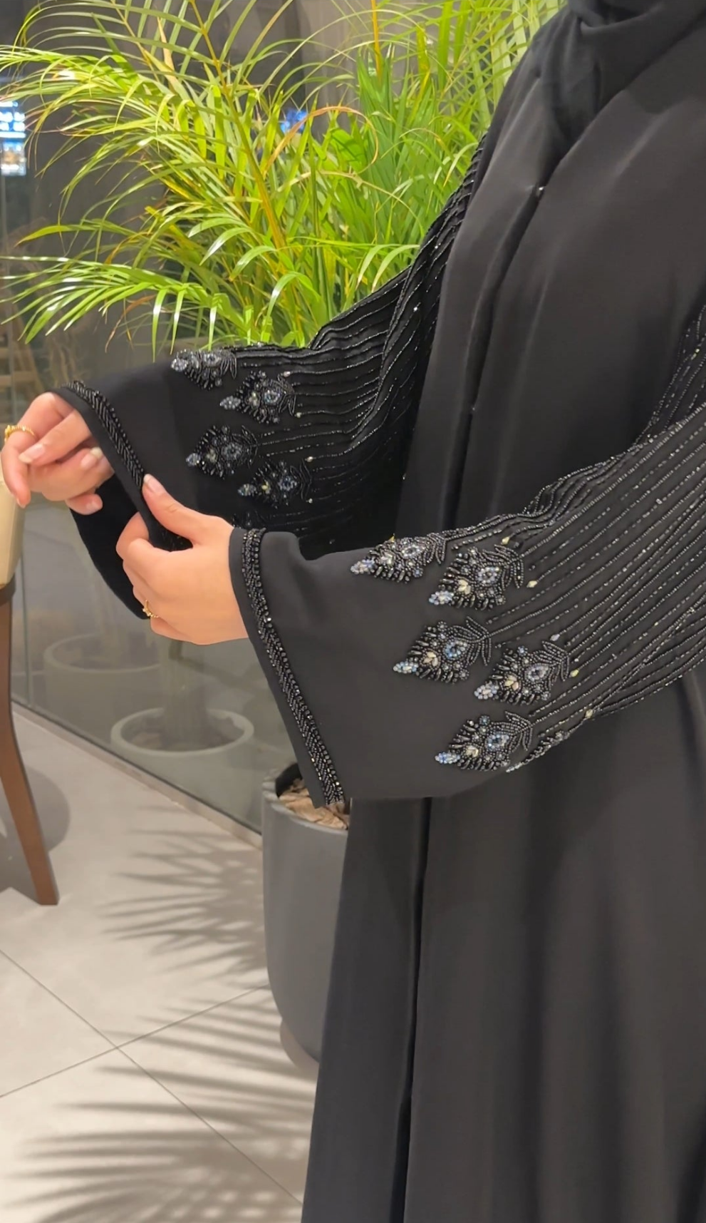 Glamorous party wear Abaya