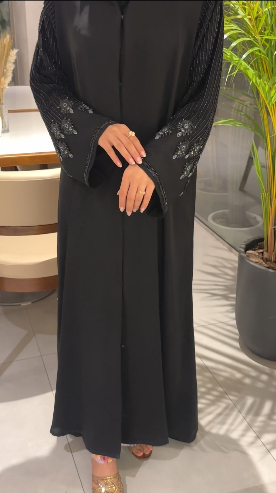 Glamorous party wear Abaya