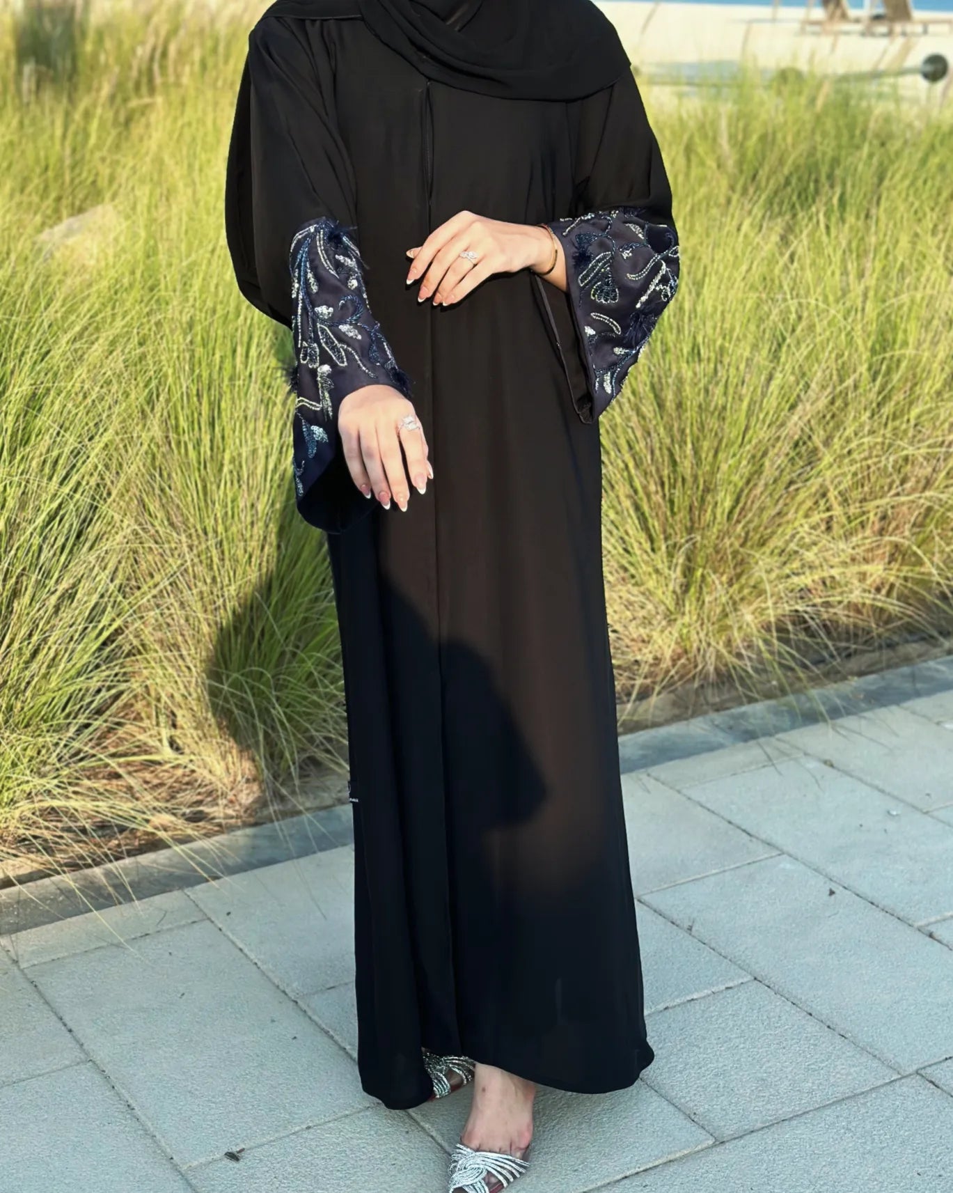 Crafted to Perfection: Handwork Sleeves for Effortless Grace.