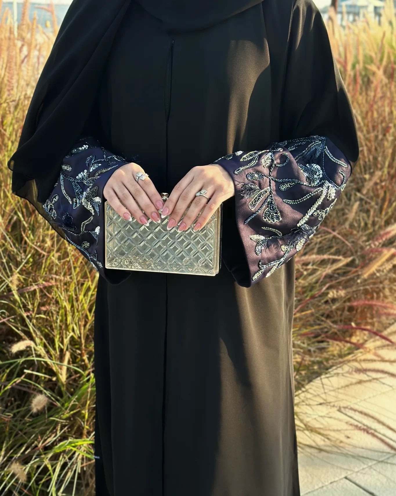 Crafted to Perfection: Handwork Sleeves for Effortless Grace.