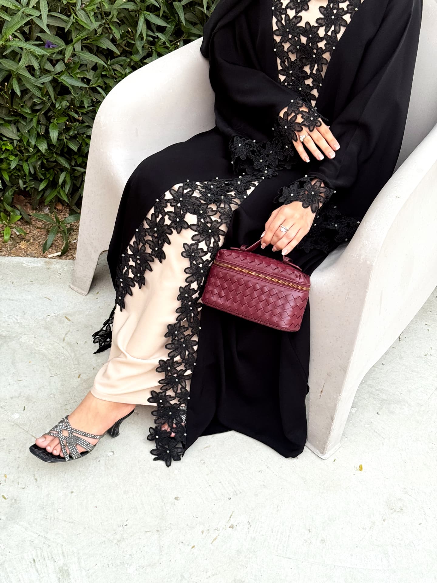 Dantel design latest Abaya