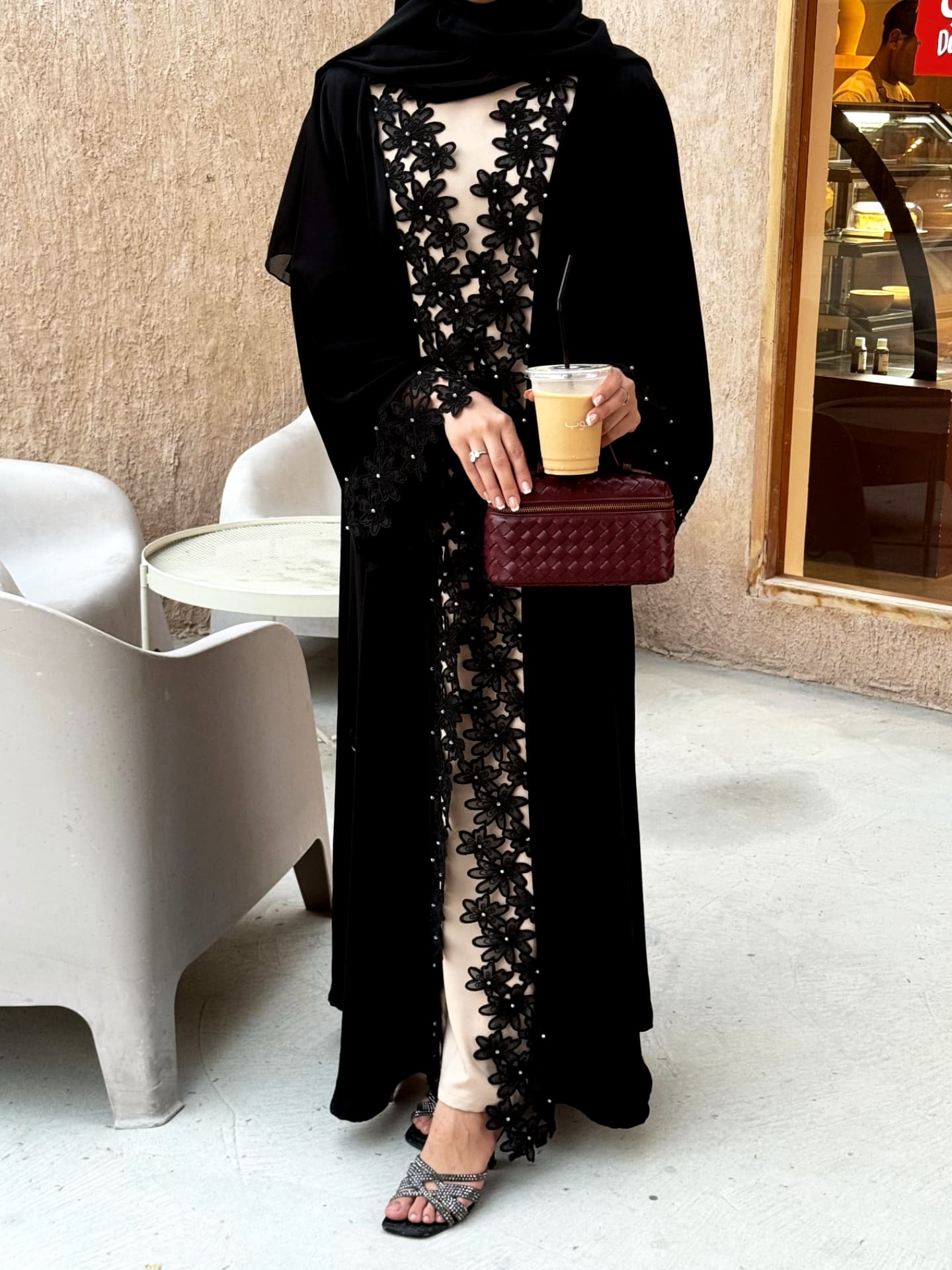 Dantel design latest Abaya