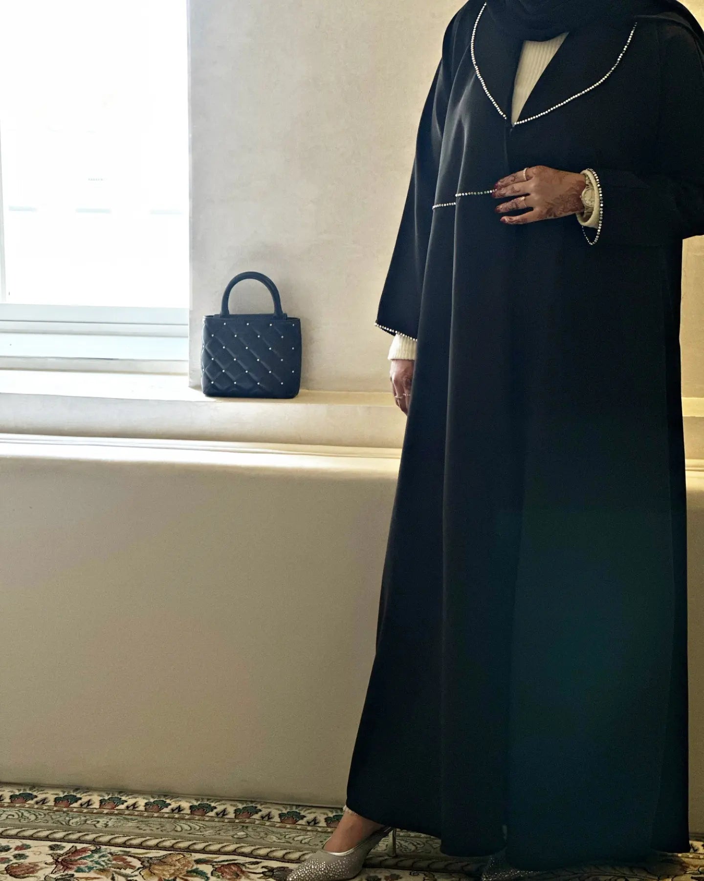 Trendy Beautiful Abaya" Z116