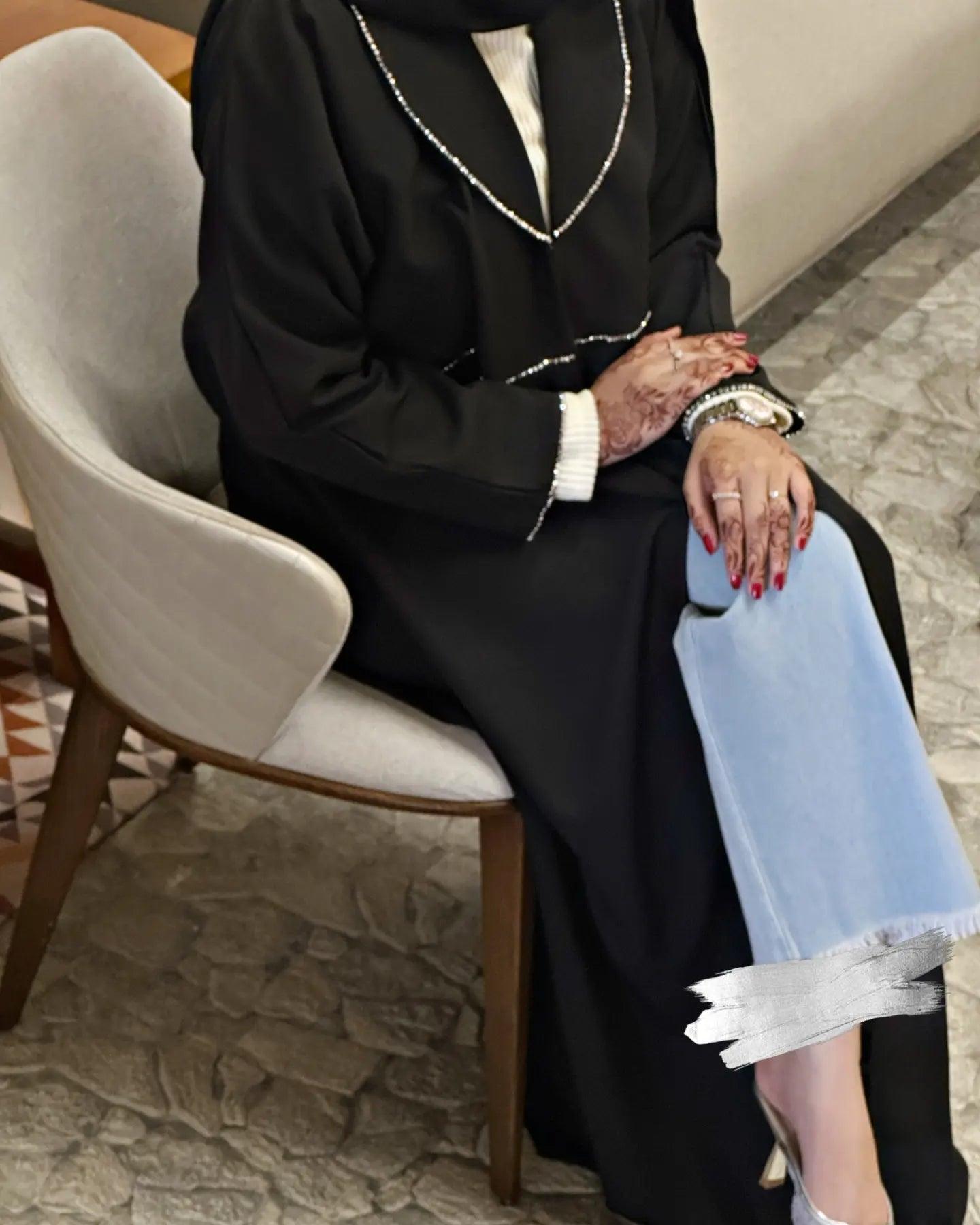 Trendy Beautiful Abaya" Z116