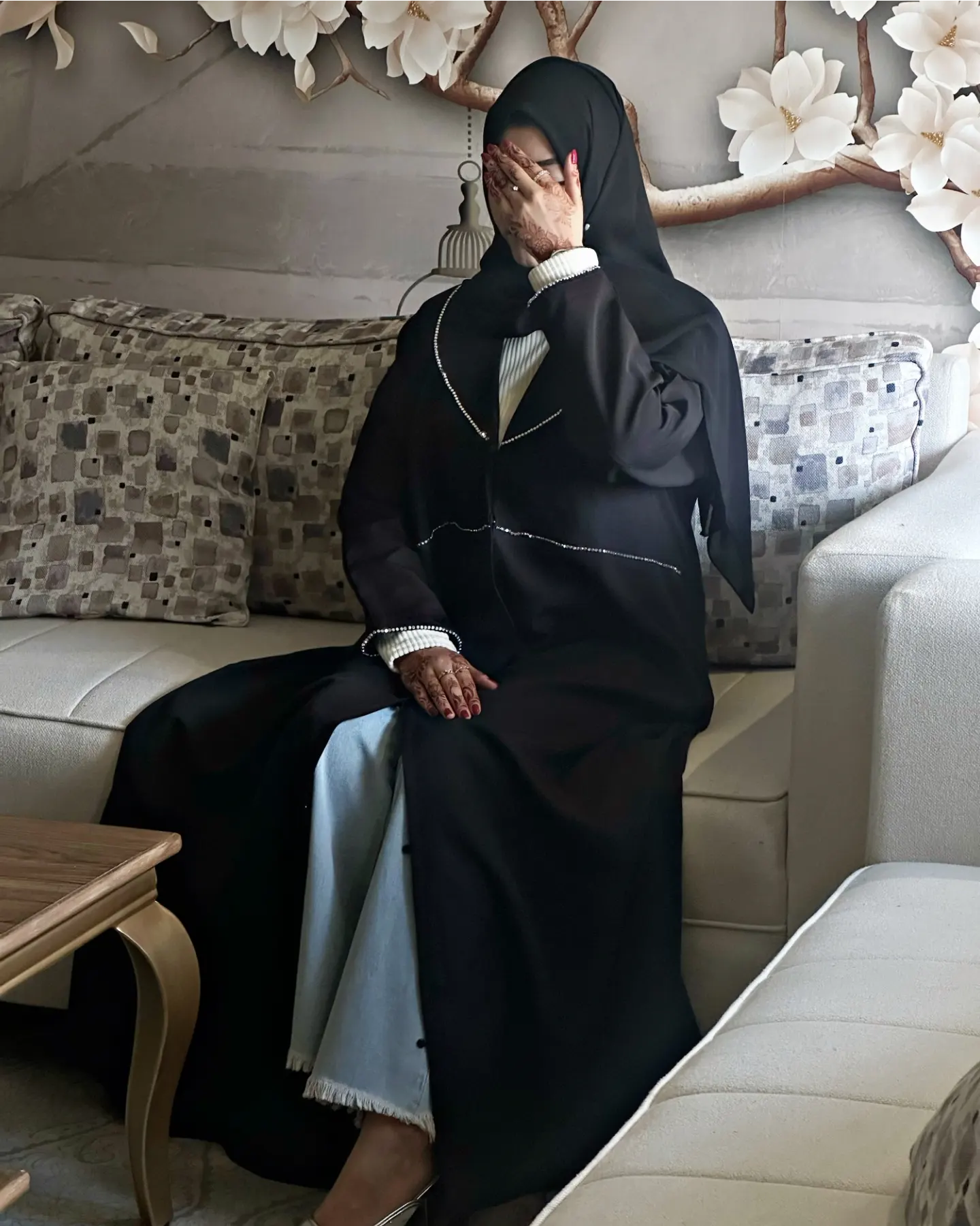 Trendy Beautiful Abaya" Z116