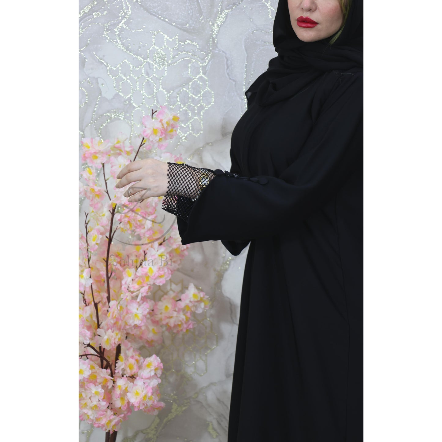 Black Nada abaya office wear  Z97
