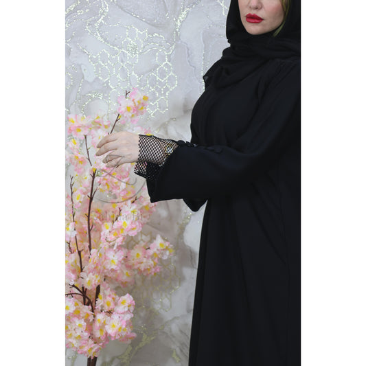 Black Nada abaya office wear  Z97