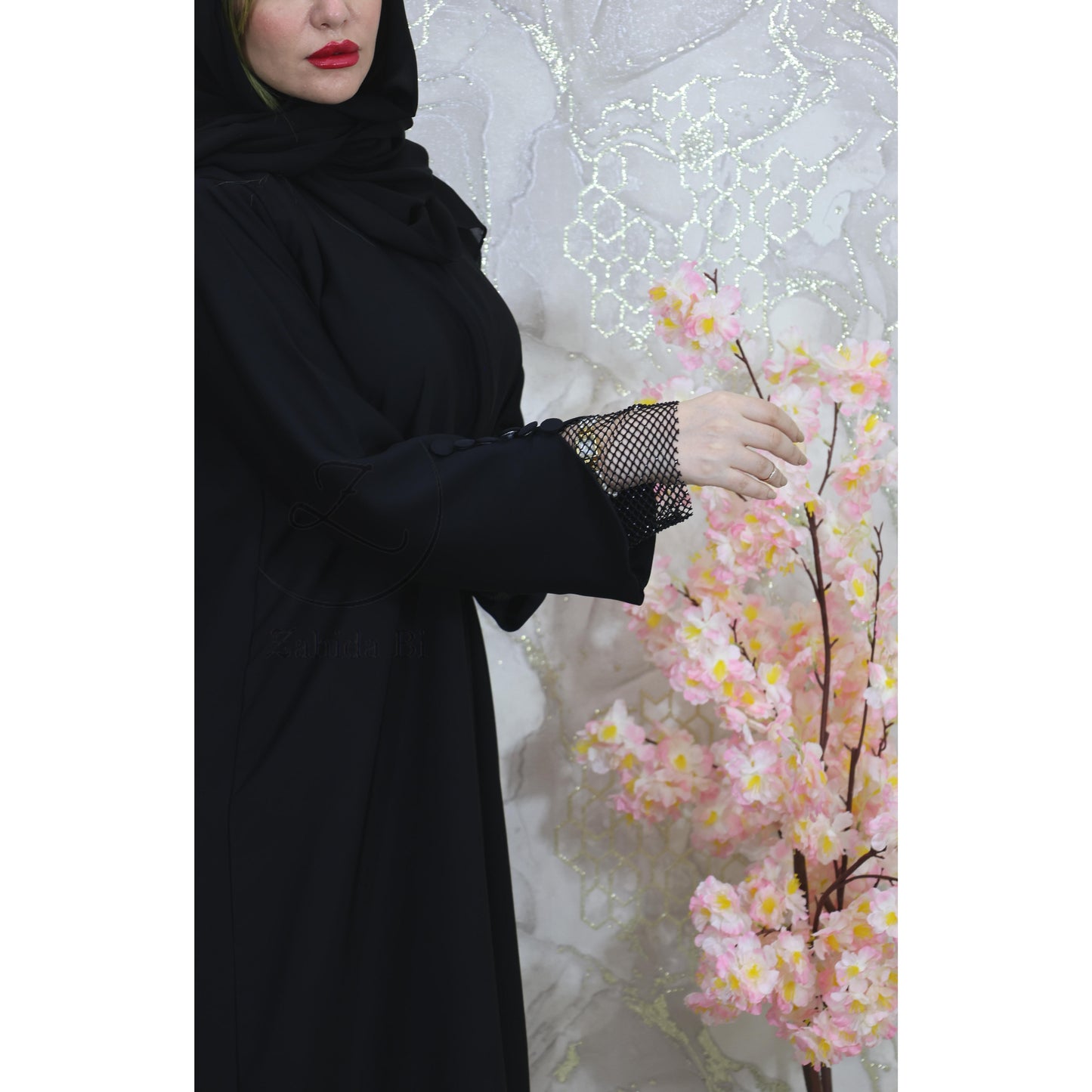 Black Nada abaya office wear  Z97