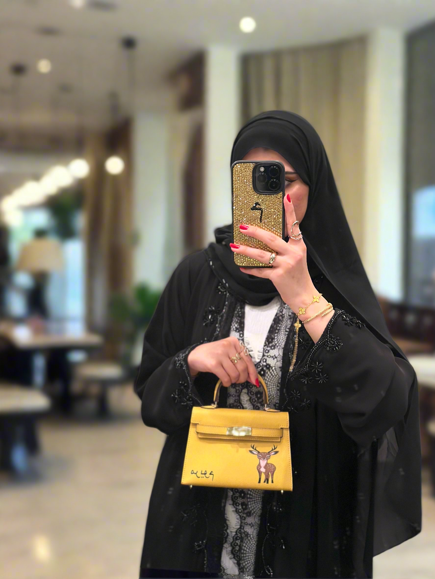 New dantel design Abaya