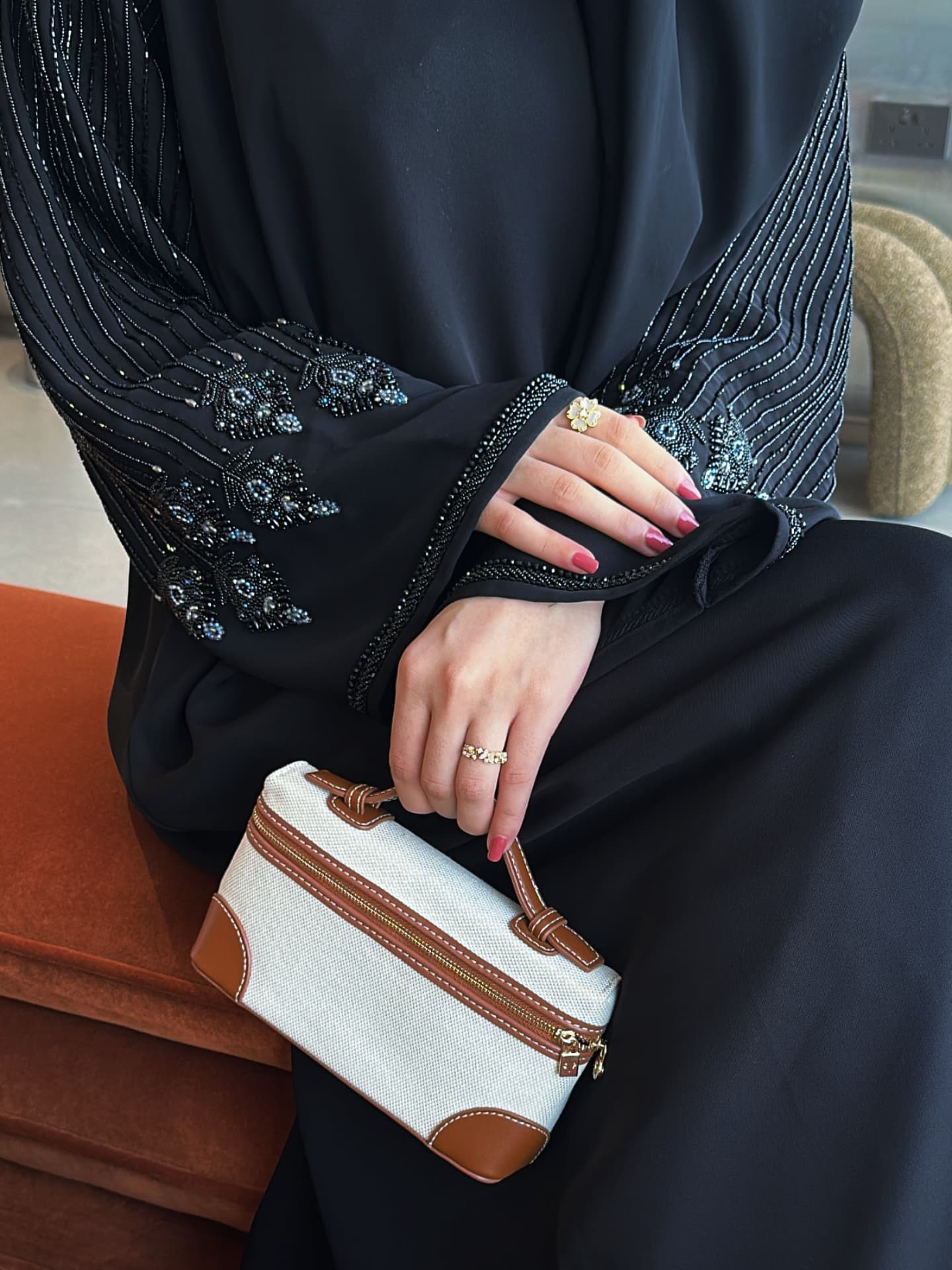 Glamorous party wear Abaya