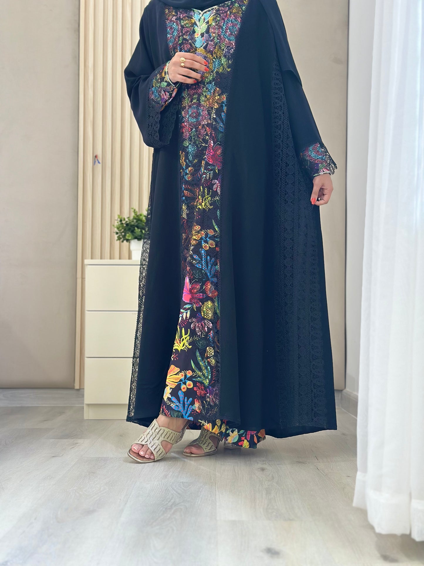Crafted for Elegance: Our Signature Dantel Abayas.