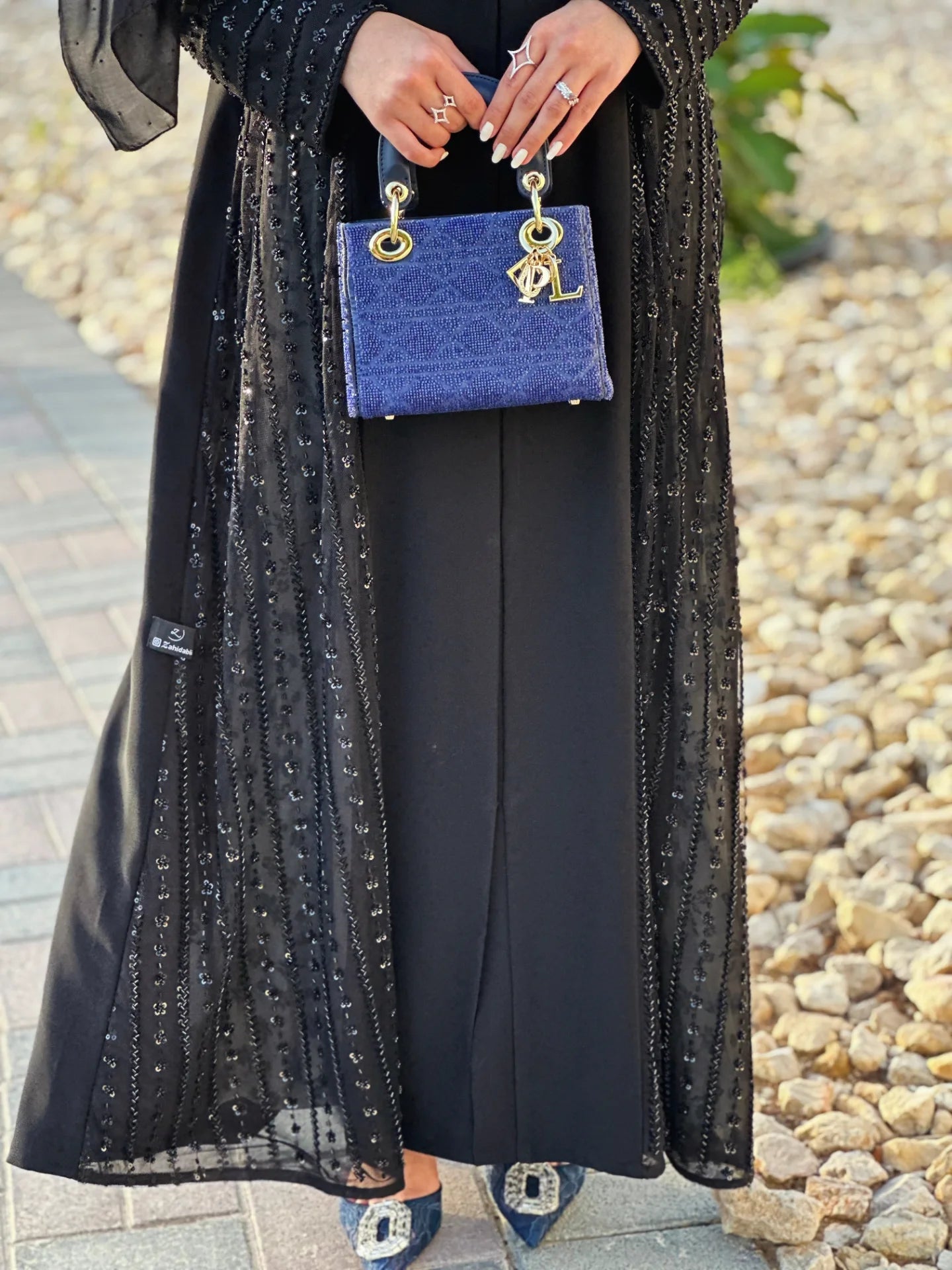 Elegant Everyday Luxury Abaya Black – Dubai Fashion Abaya for Women - Zahida bi 