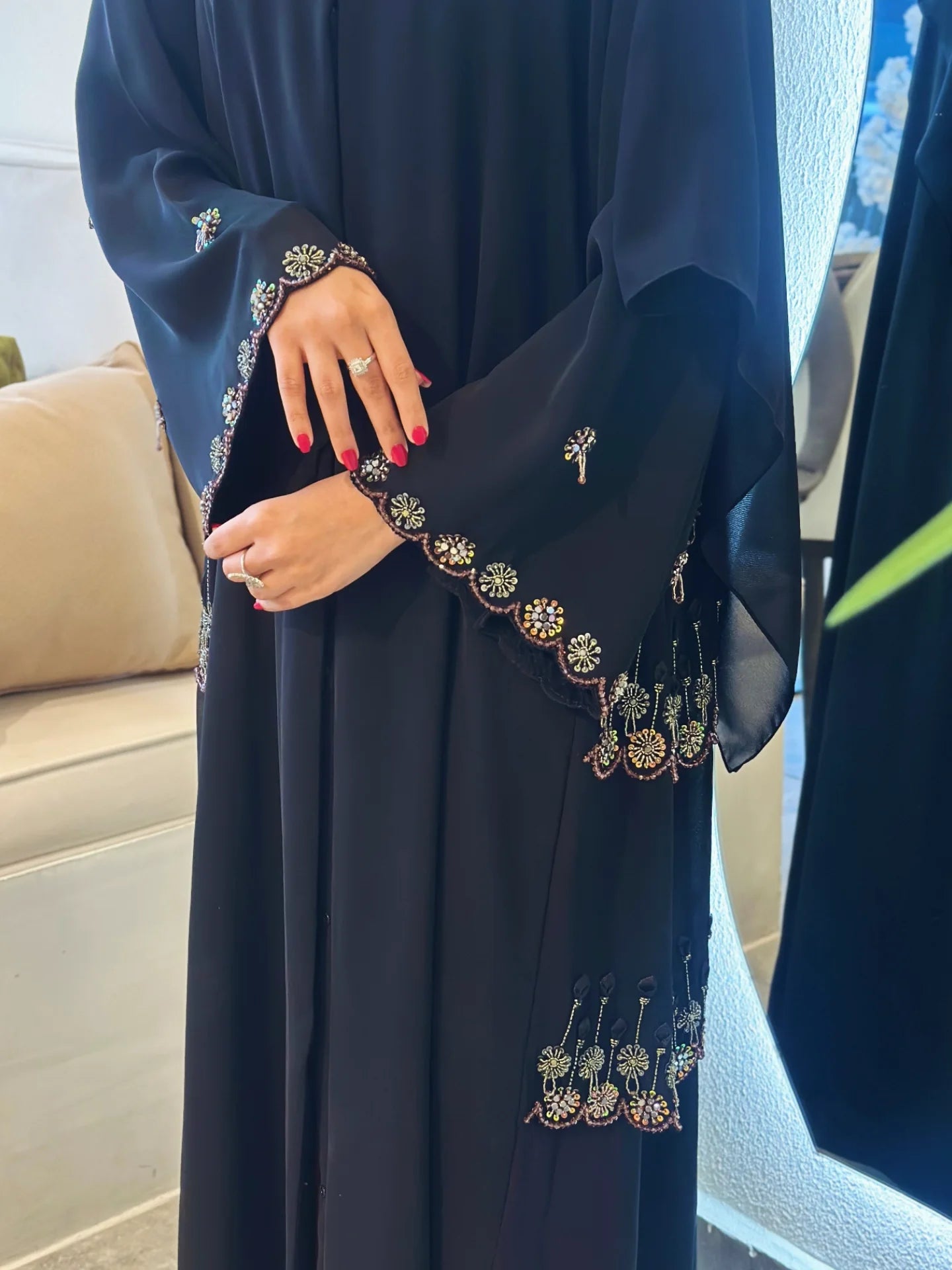 Eid wear gorgeous design Dubai abaya