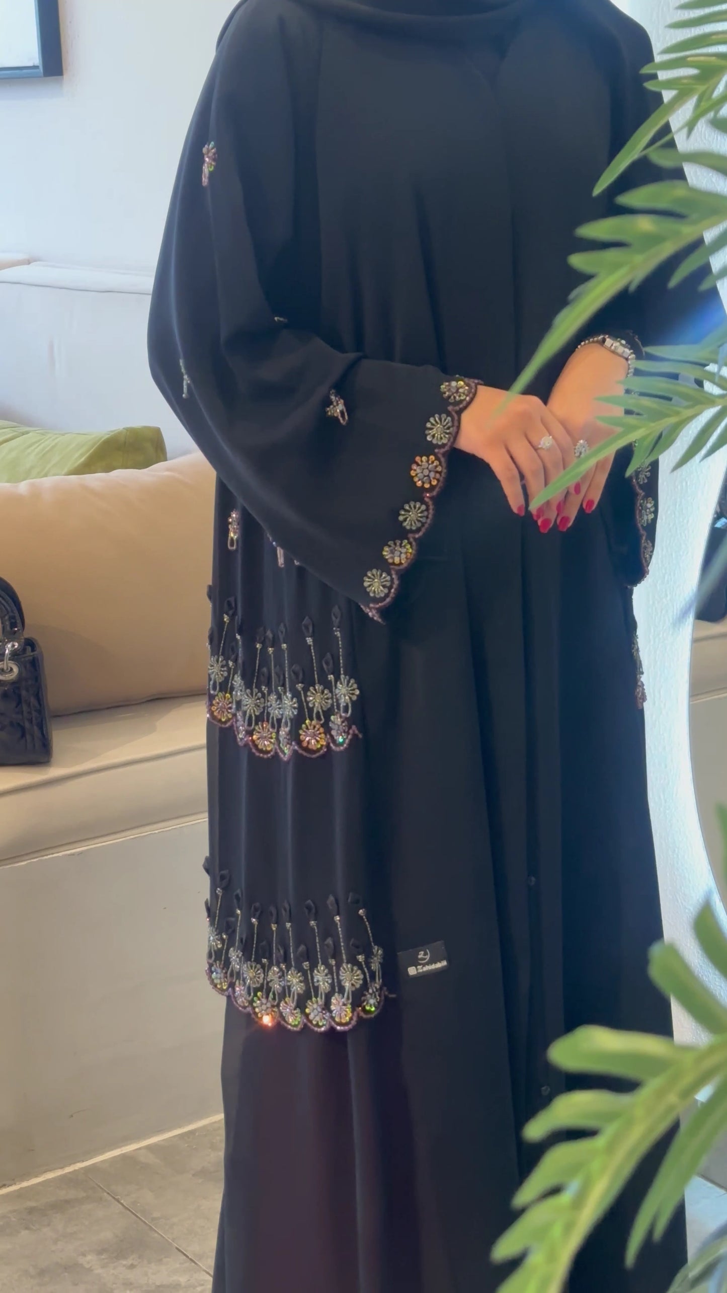 Eid wear gorgeous design Dubai abaya