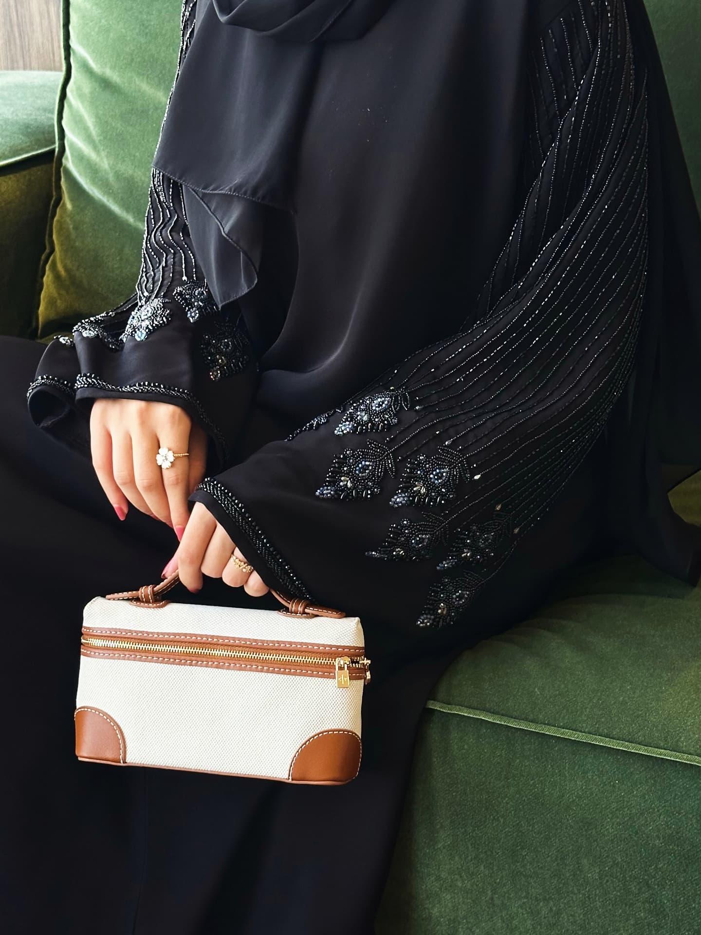 Glamorous party wear Abaya