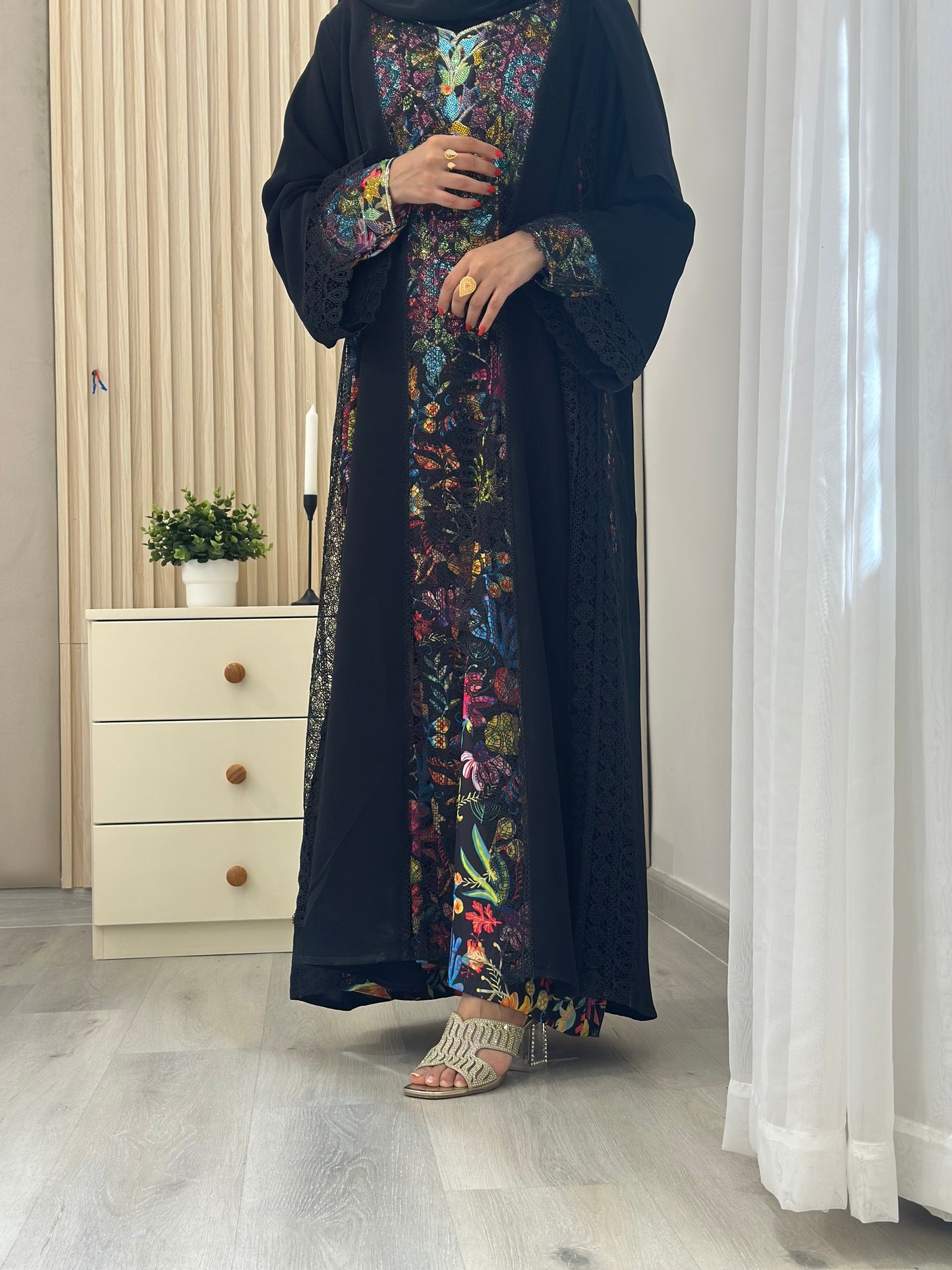 Crafted for Elegance: Our Signature Dantel Abayas.