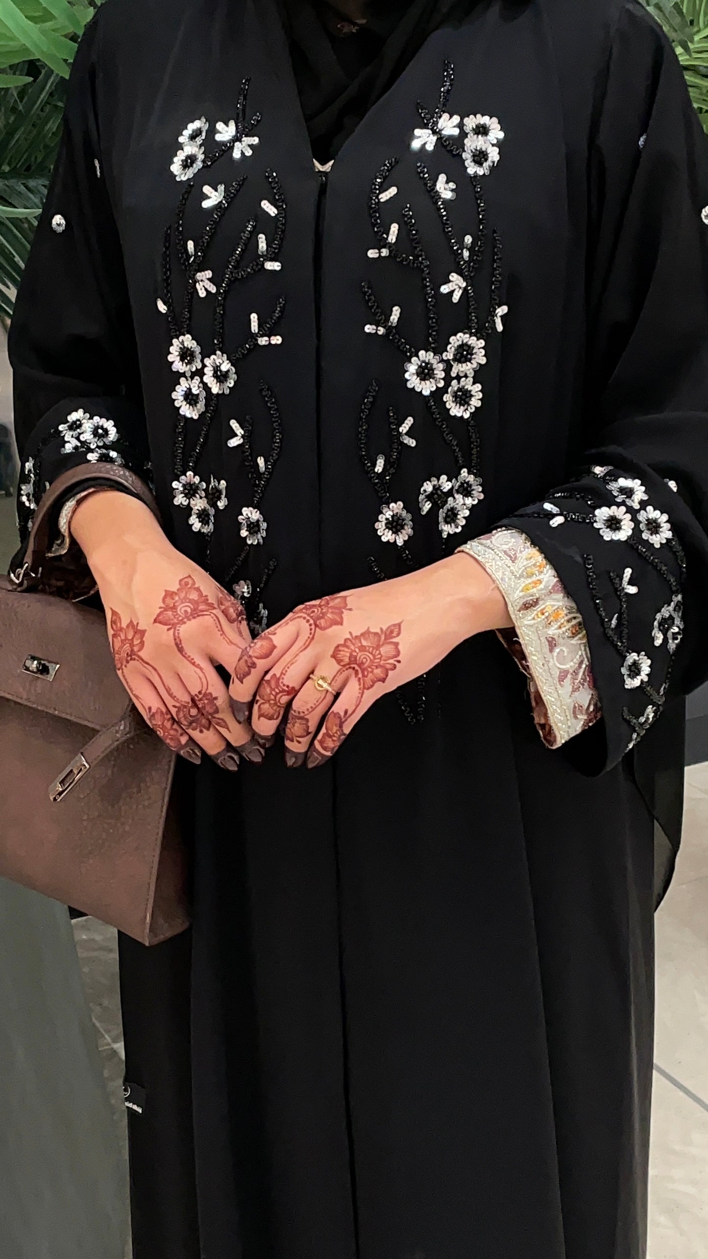 Designer Black Abaya with Handwork – Eid & Occasion Wear UAE
