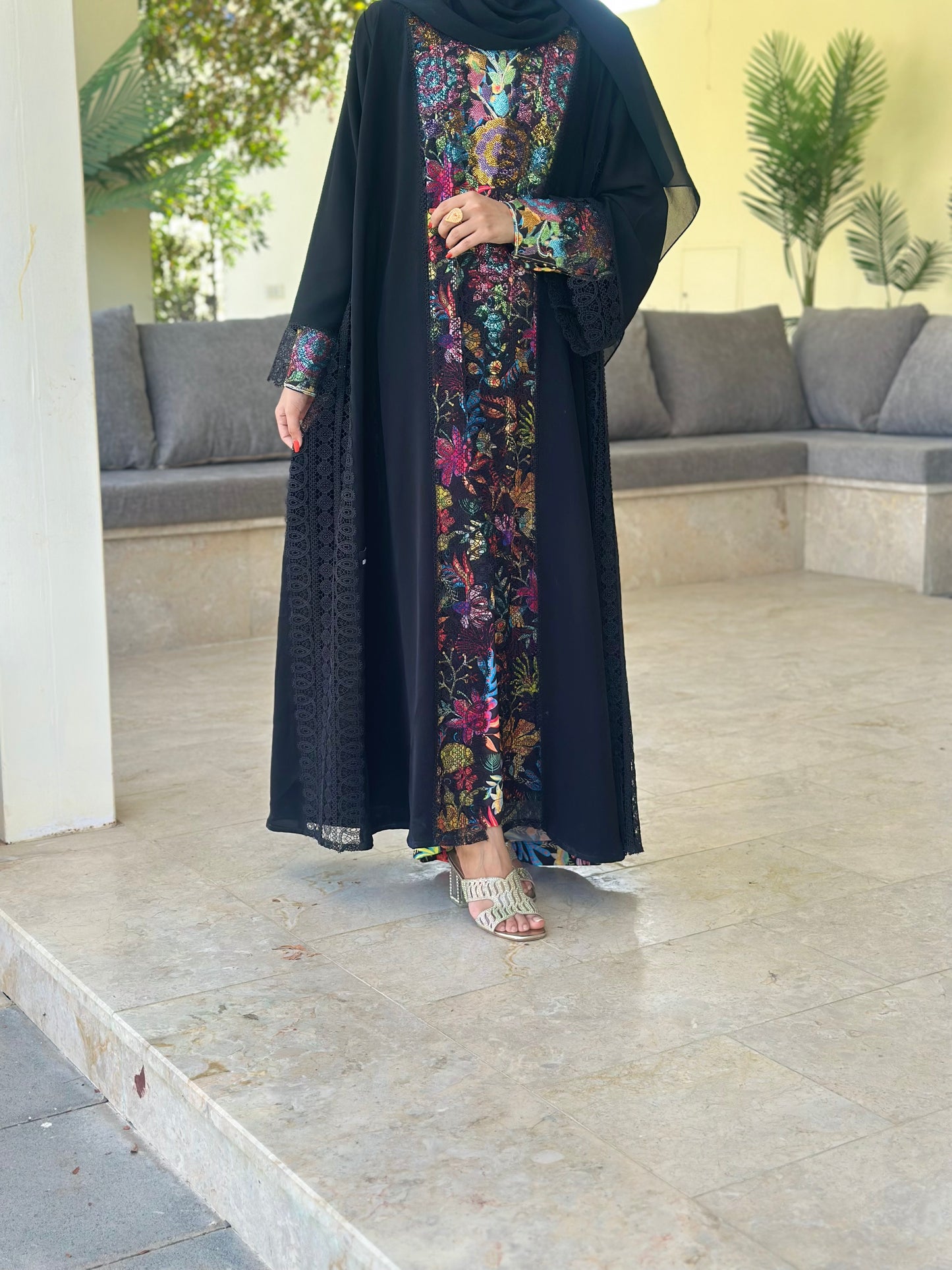 Crafted for Elegance: Our Signature Dantel Abayas.