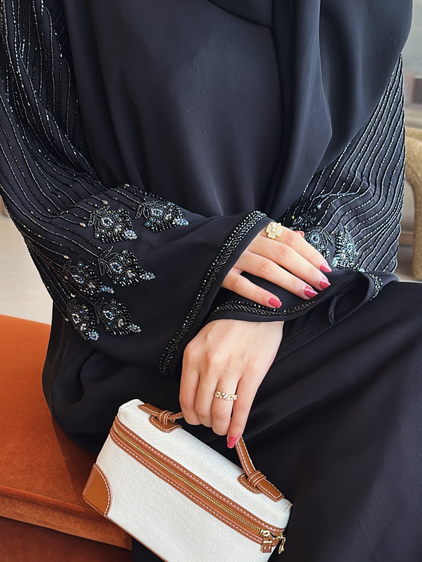 Glamorous party wear Abaya