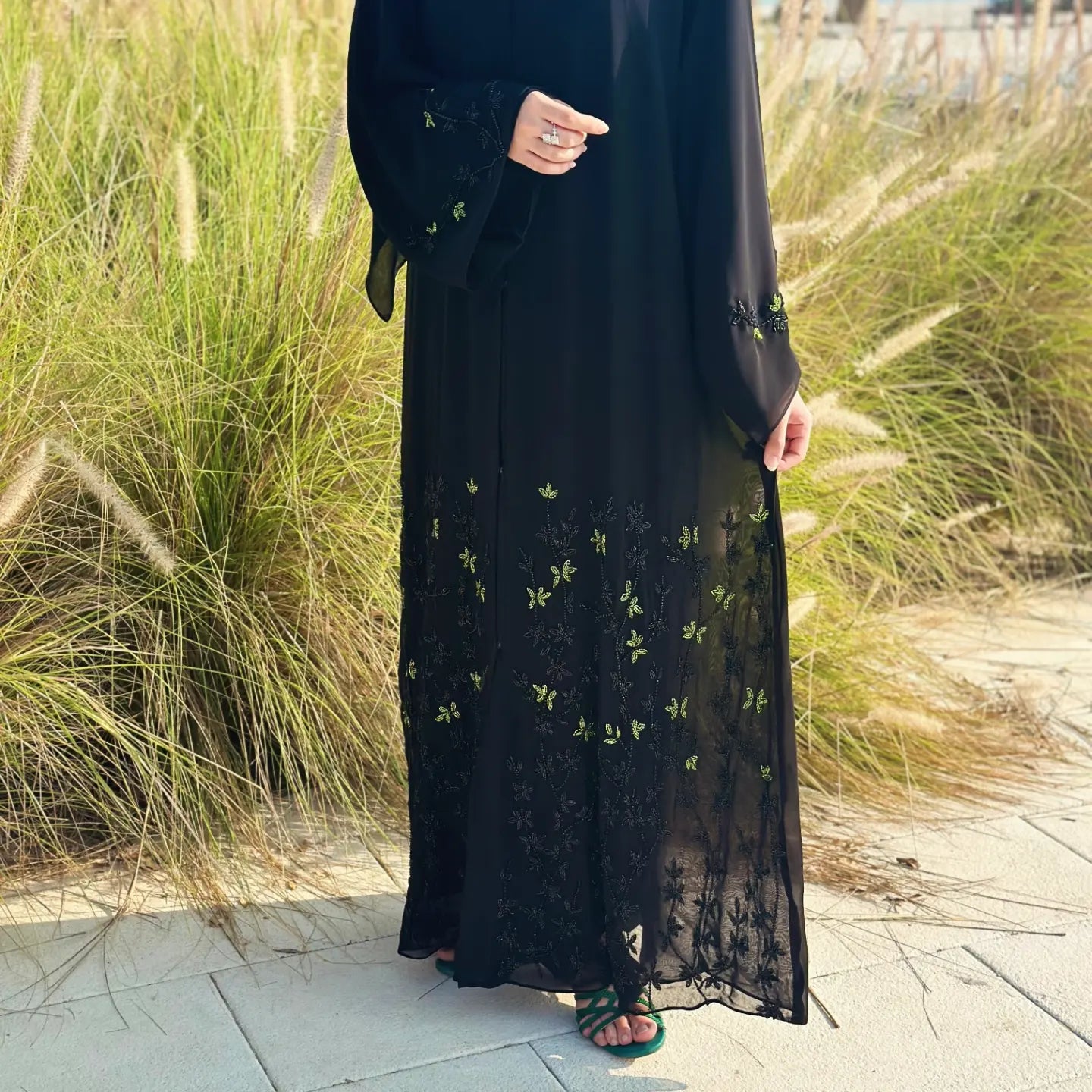 Beautiful party wear Abaya