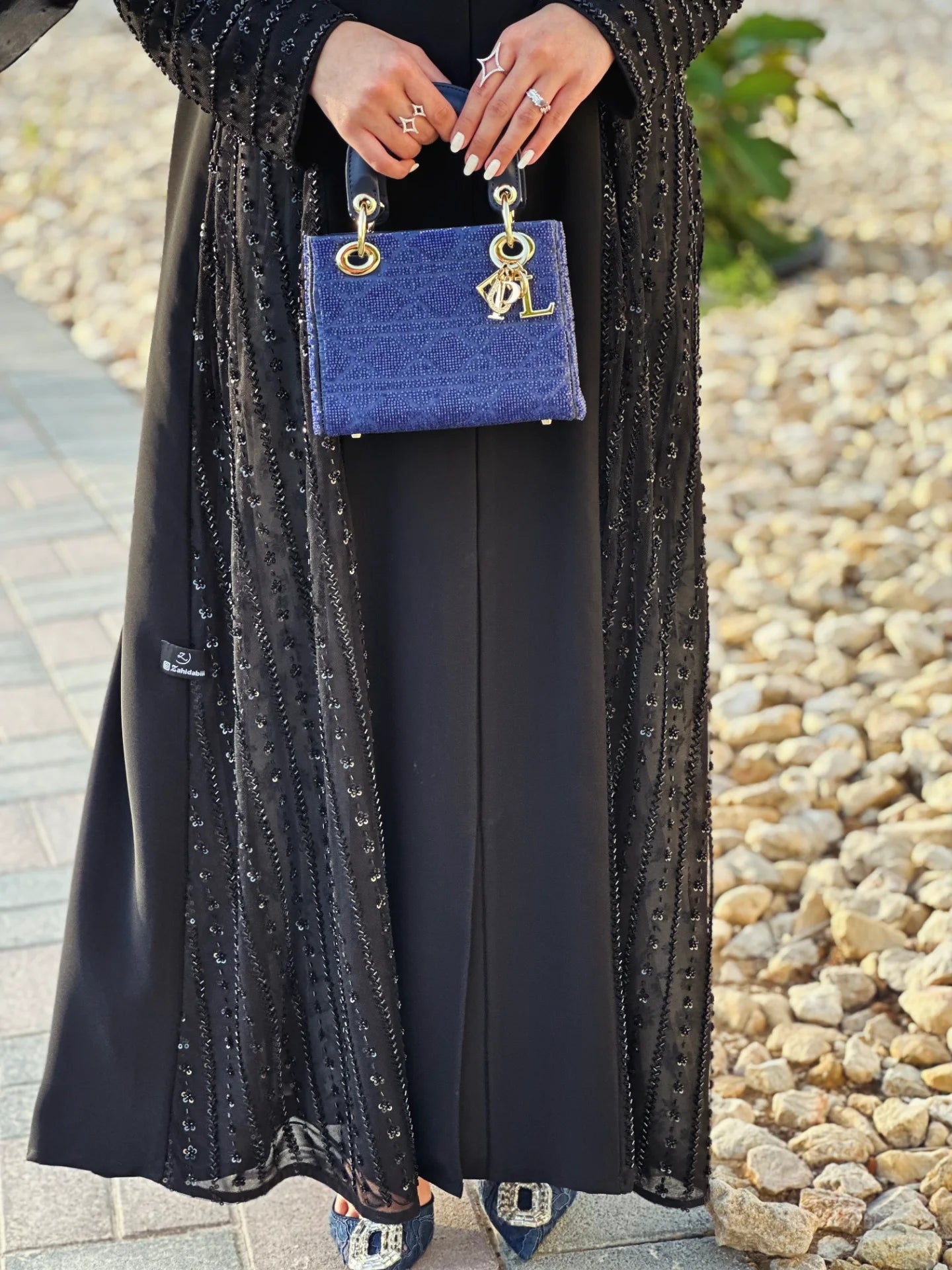 Elegant Everyday Luxury Abaya Black – Dubai Fashion Abaya for Women - Zahida bi 