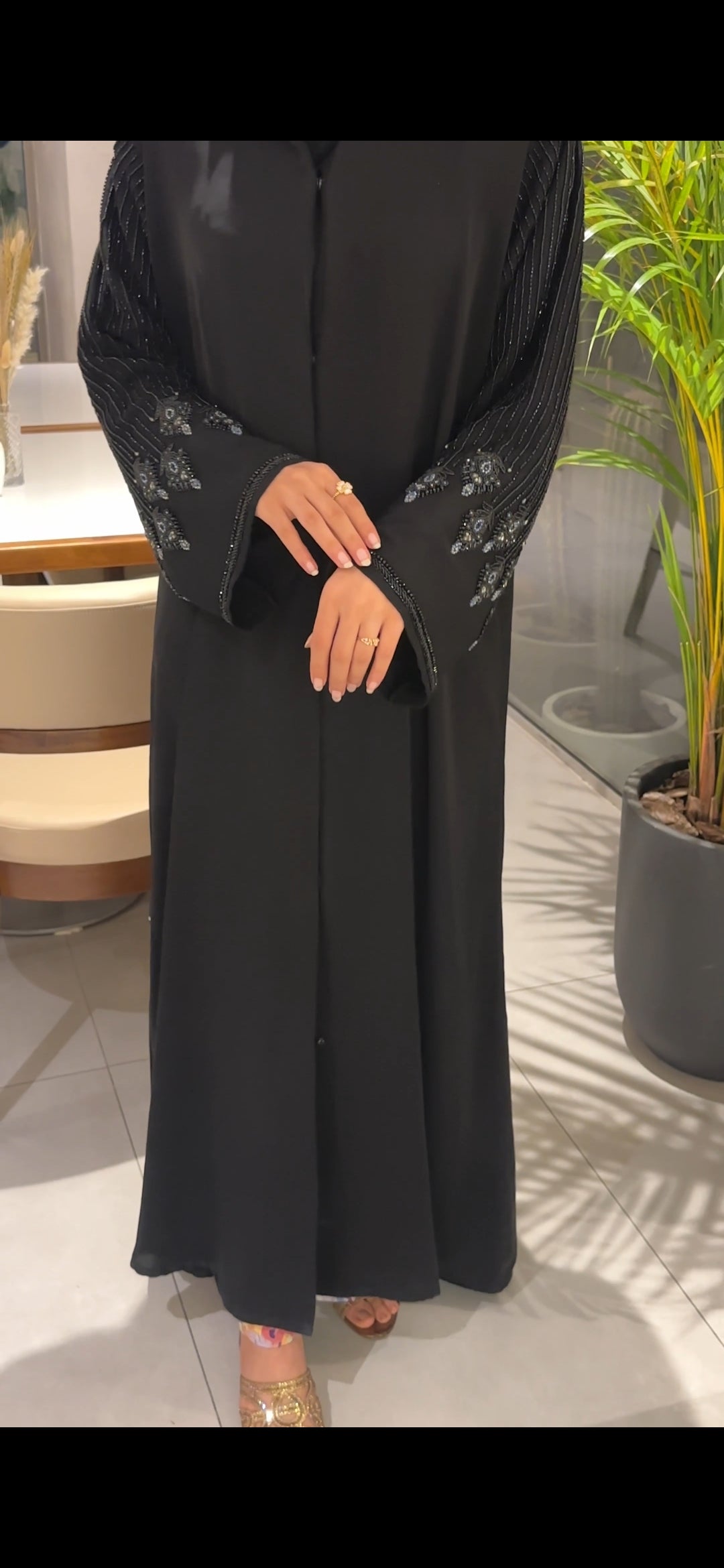 Glamorous party wear Abaya