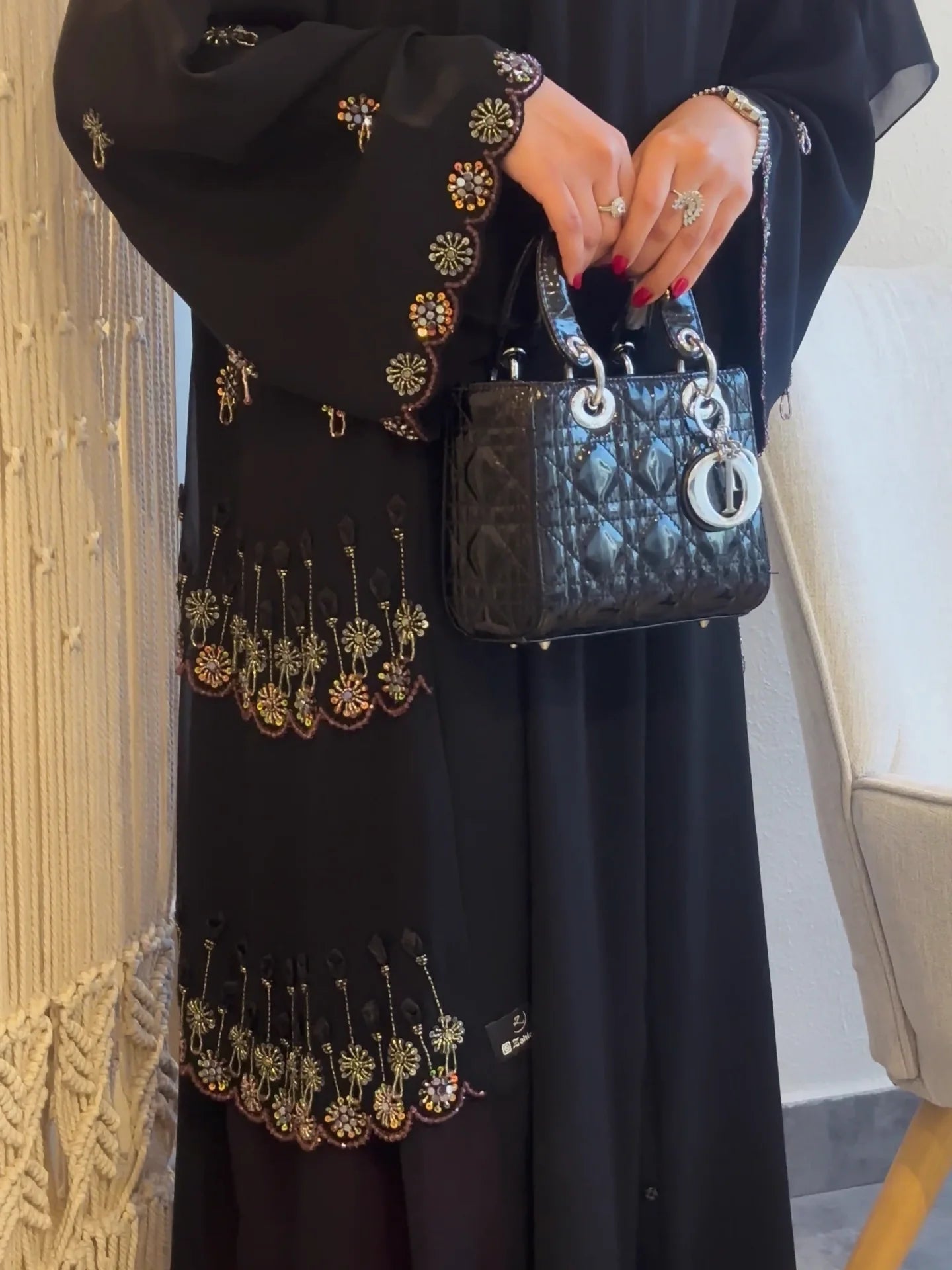 Eid wear gorgeous design Dubai abaya