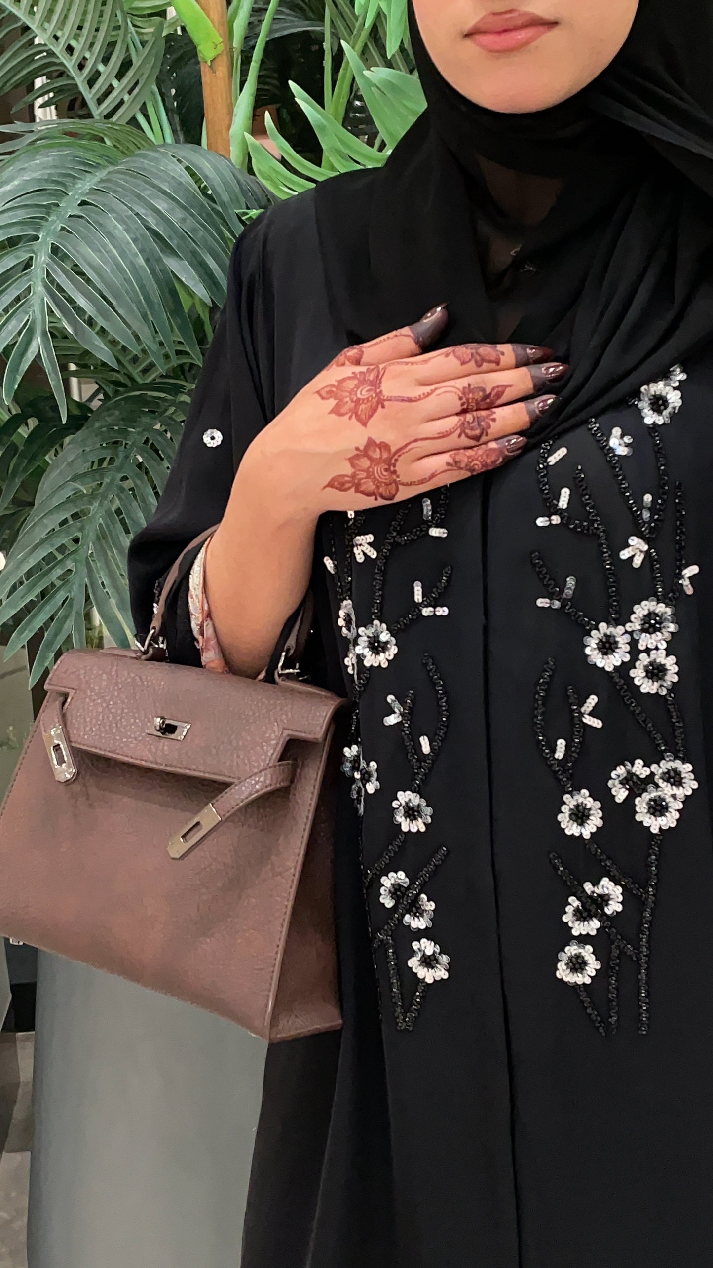 Designer Black Abaya with Handwork – Eid & Occasion Wear UAE